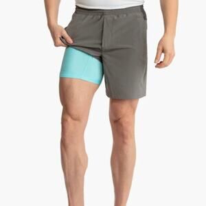 Birddogs Dorito Corleone Built In Athletic Gym Shorts Gray